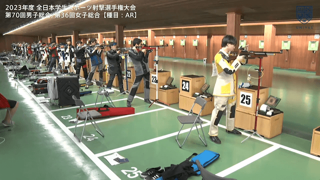 全日本学生スポーツ射撃選手権大会 AR男子(5)【フルマッチ】
