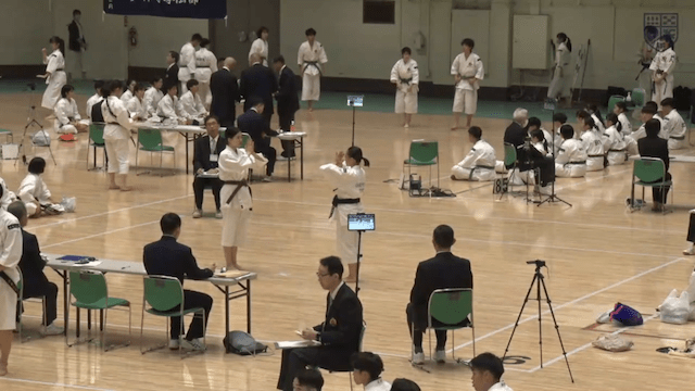 少林寺拳法全日本学生大会 9コート 予選2ラウンド 女子初段【フルマッチ】