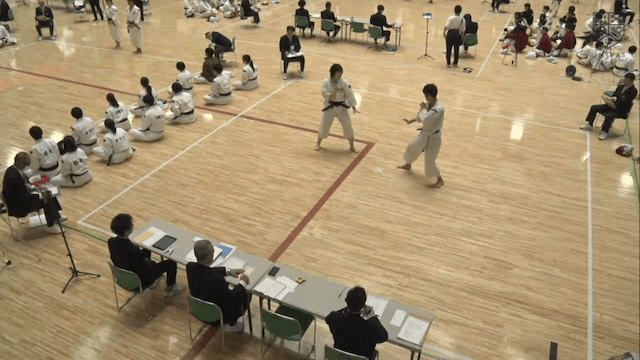 少林寺拳法全日本学生大会 1コート 予選3ラウンド 男女初段【フルマッチ】