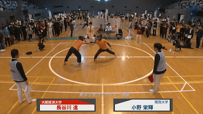 全日本学生スポーツチャンバラ選手権大会 決勝コート 男子小太刀S【フルマッチ】