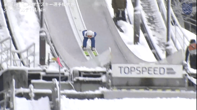 全日本学生スキー選手権大会 ジャンプ 男子1部NH1本目【フルマッチ】
