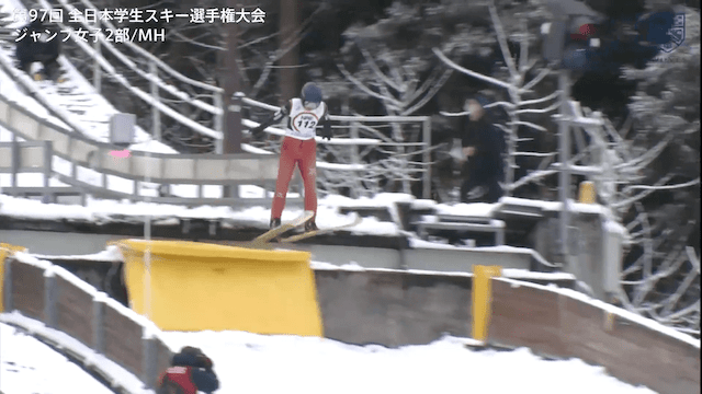 全日本学生スキー選手権大会 ジャンプ 女子2部MH2本目【フルマッチ】