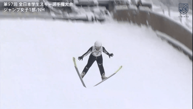 全日本学生スキー選手権大会 ジャンプ 女子1部NH2本目【フルマッチ】