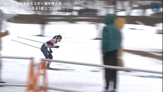 全日本学生スキー選手権大会 クロスカントリー 女子1部スプリントF予選【フルマッチ】