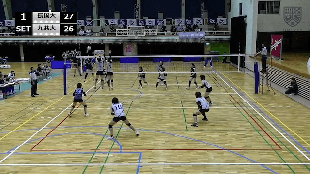 九州大学バレーボール　秋季リーグ戦 女子Aコート【見逃し配信】