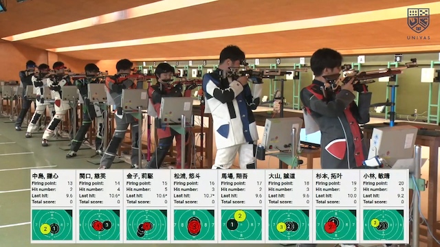 全日本学生スポーツ射撃選手権大会（男子第71回・女子第37回） エアライフル男女決勝