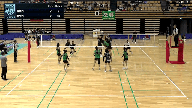 九州大学バレーボール　秋季リーグ戦 女子Bコート【見逃し配信】